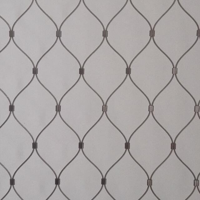 flexible stainless steel wire rope mesh net 