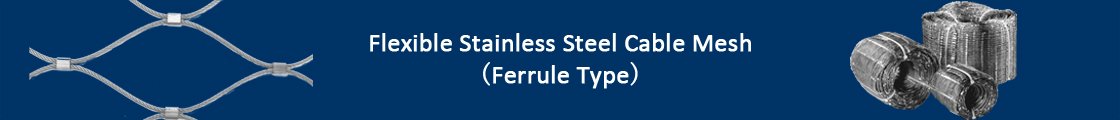 Stainless steel cable tin-plated copper ferrule mesh