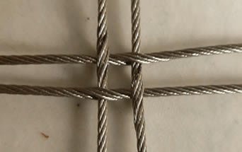 square cable wire mesh