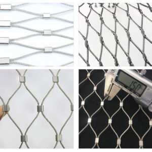 stainless steel wire rope zoo animal mesh net for green wall