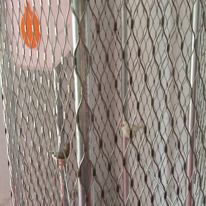 flexible stainless steel wire cable mesh railing