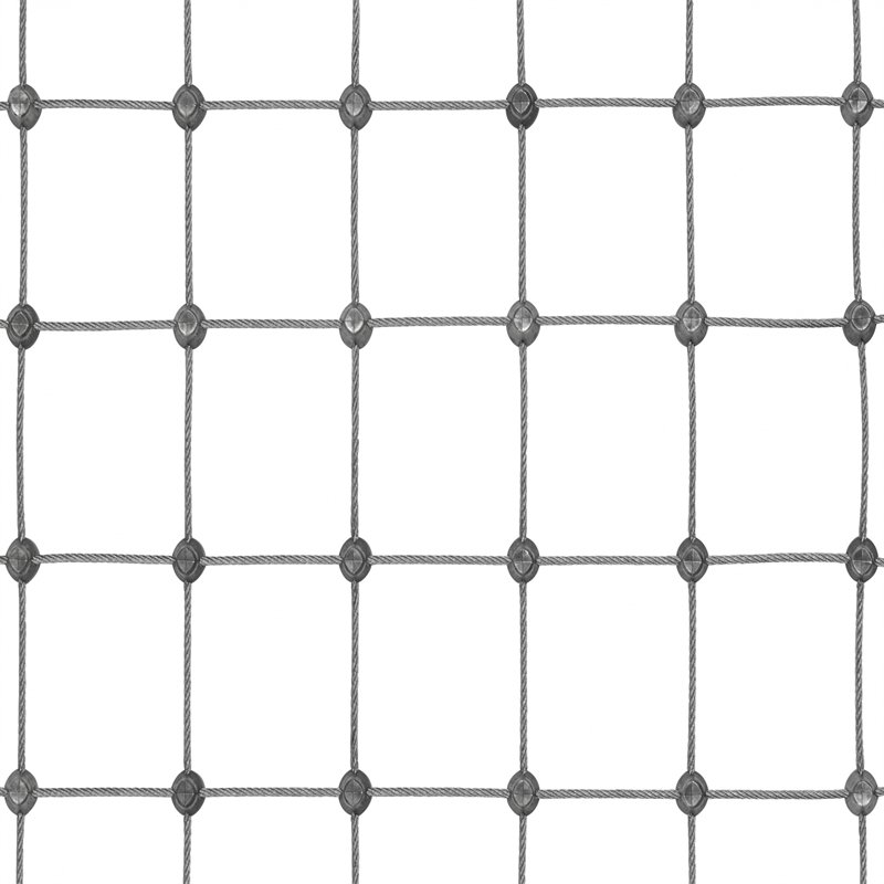 Square cable wire mesh