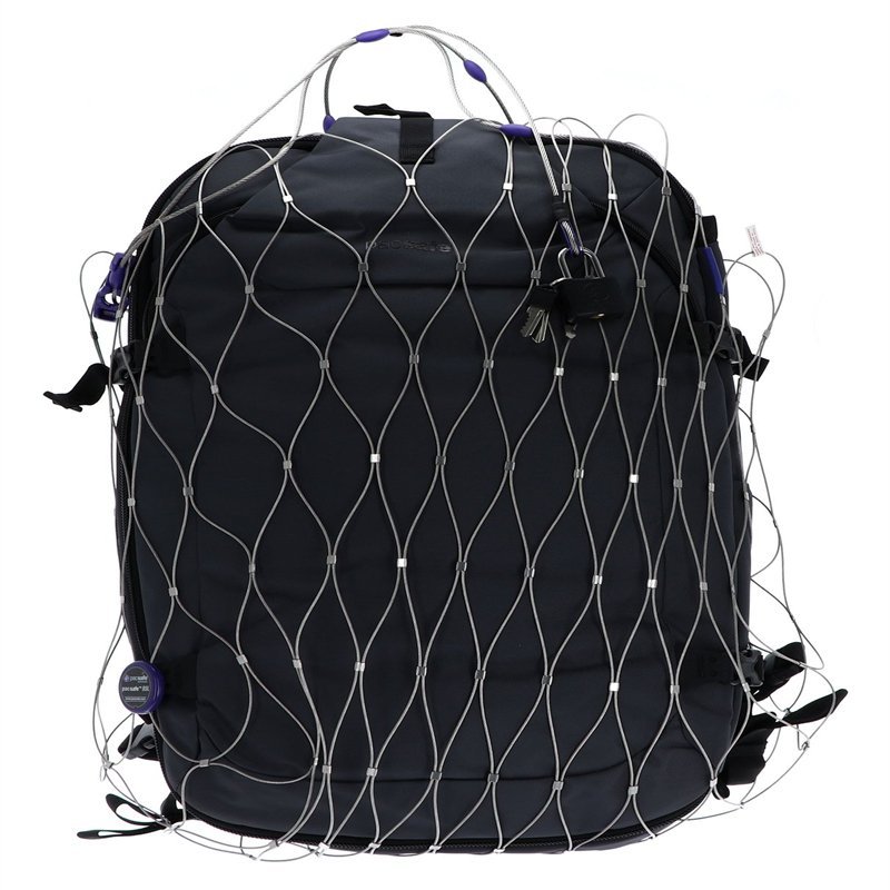 Pacsafe 55L Backpack Protector – Rete Di Sicurezza Antifurto Per Zaini Da Viaggio (22-55L) – Nero